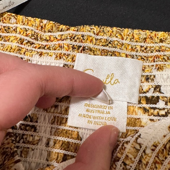 Short shirred skirt - Road to Richesse Camilla brand !! ⭐️💫 - Picture 5 of 7